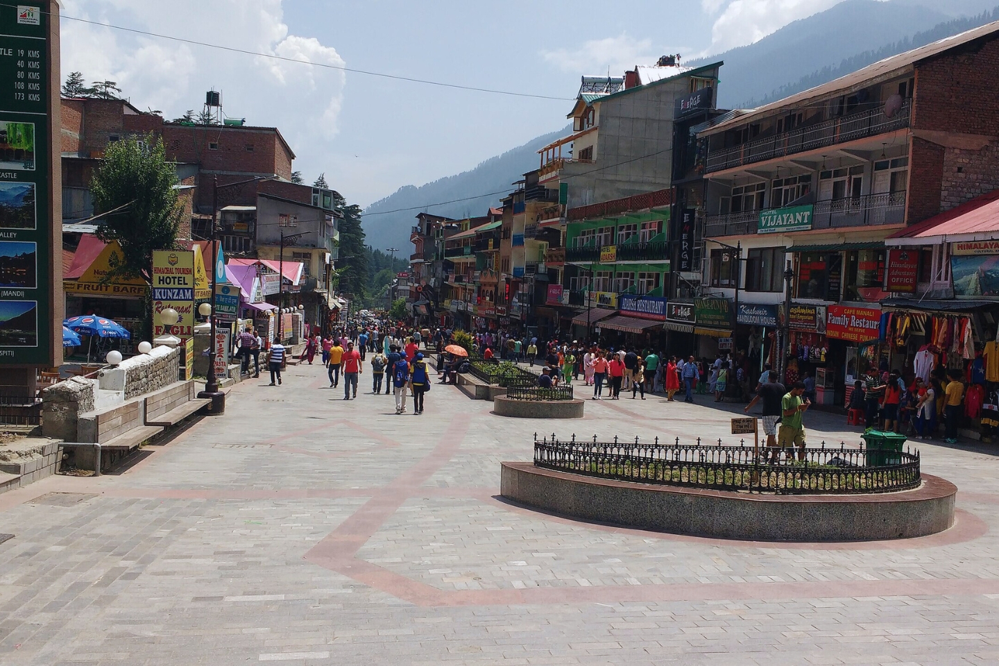 Mall Road Manali